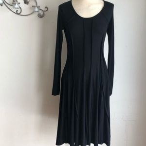 Long sleeve black Premise Dress